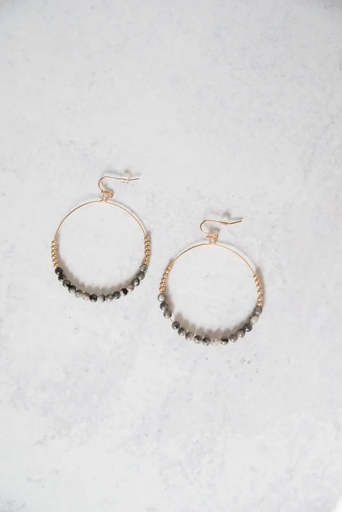 Better Days Earrings in Gray [Online Exclusive]