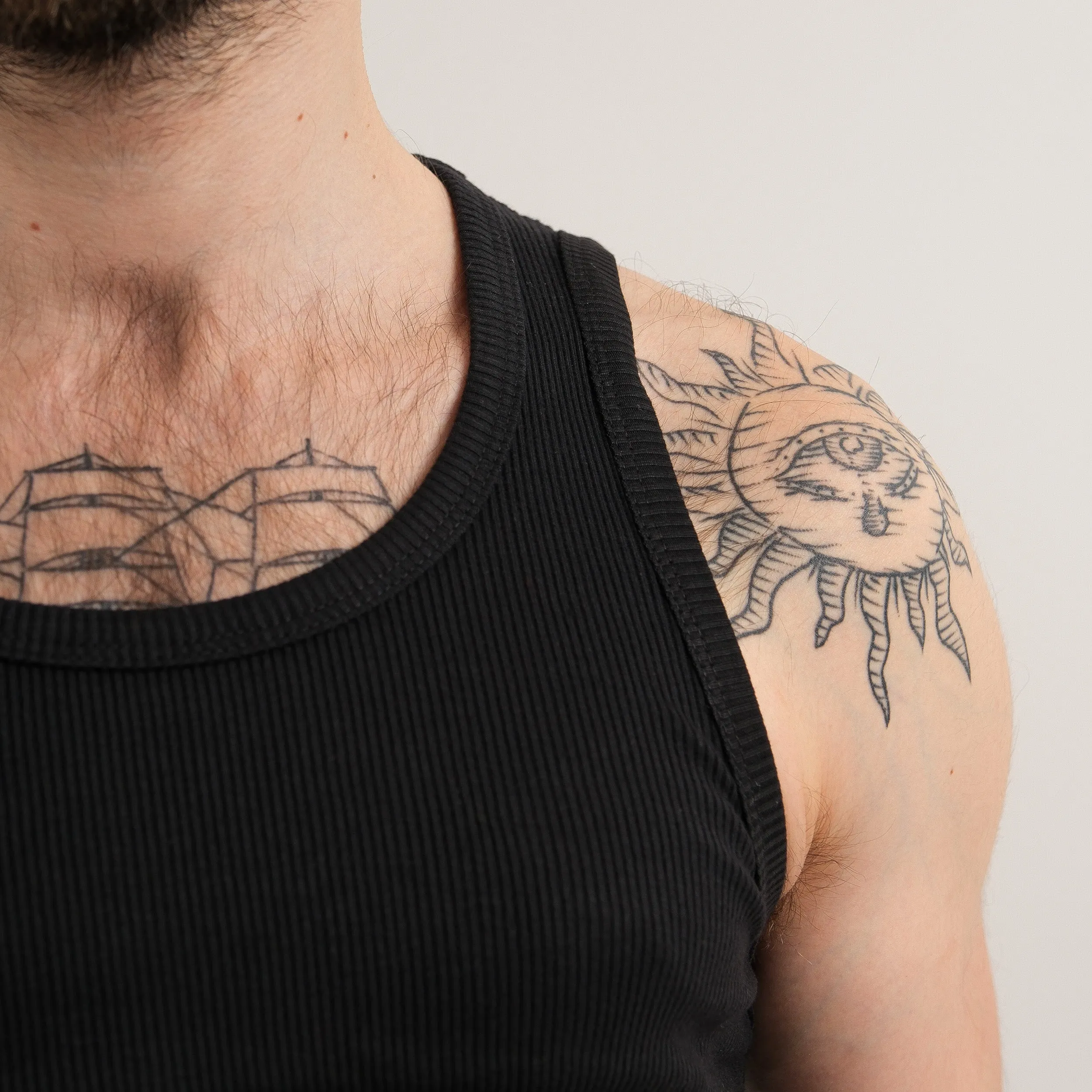 BLACK US TANK TOP