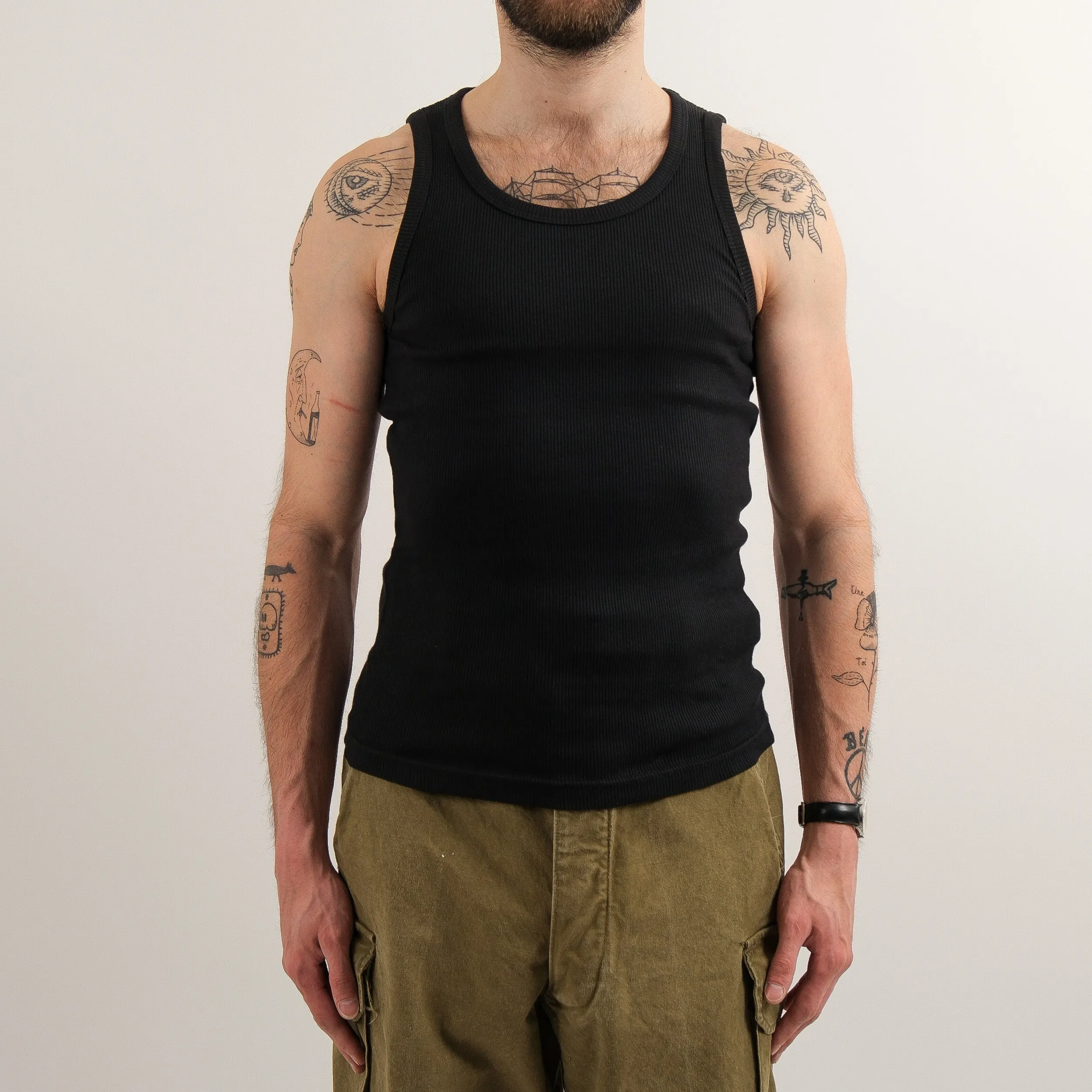 BLACK US TANK TOP