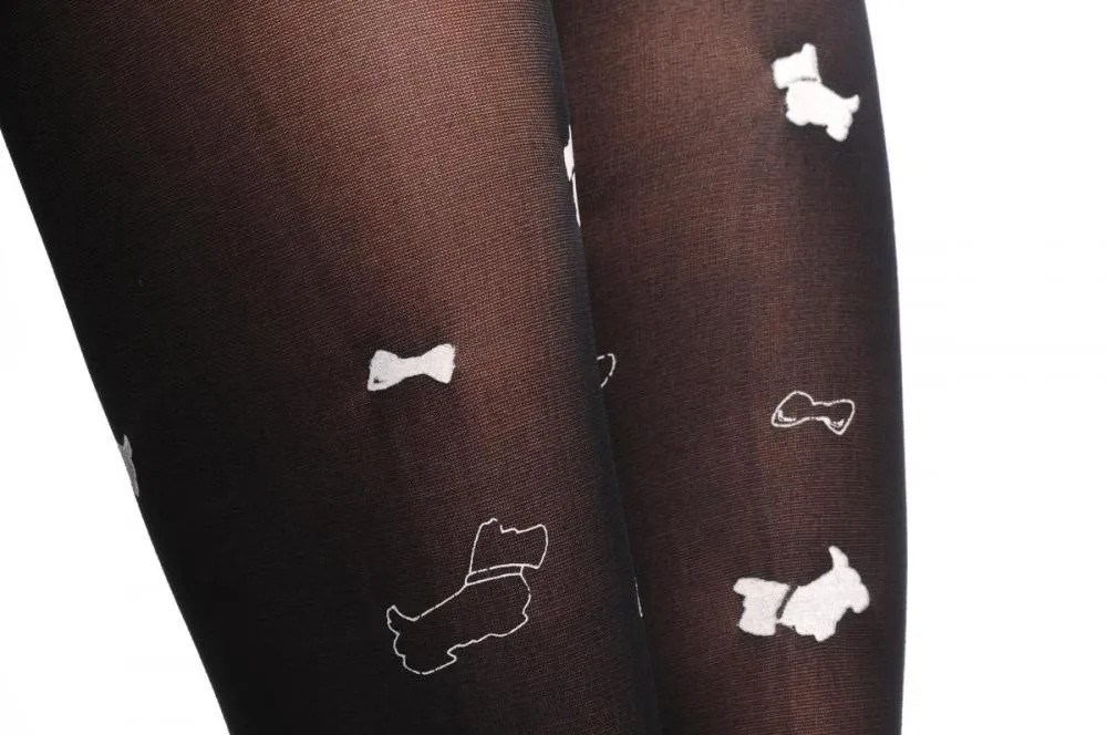 Black With Scottie Dogs