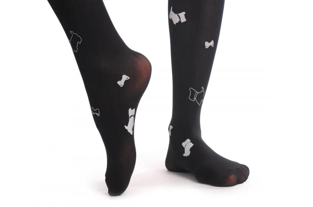 Black With Scottie Dogs