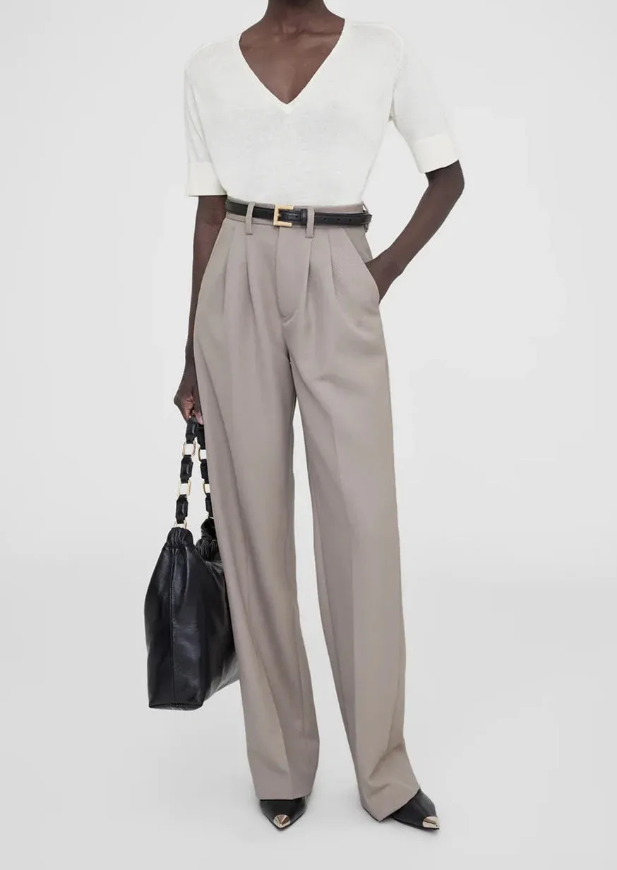 Carrie Pant - Taupe