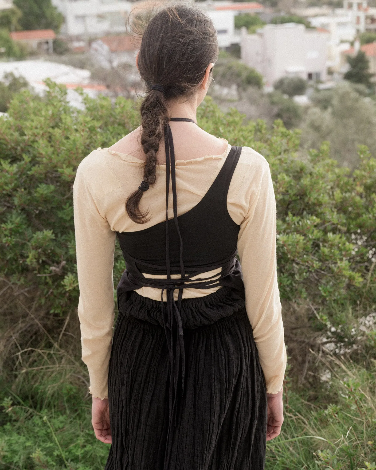 Cessa Ligo Top - Wild Silk - Black