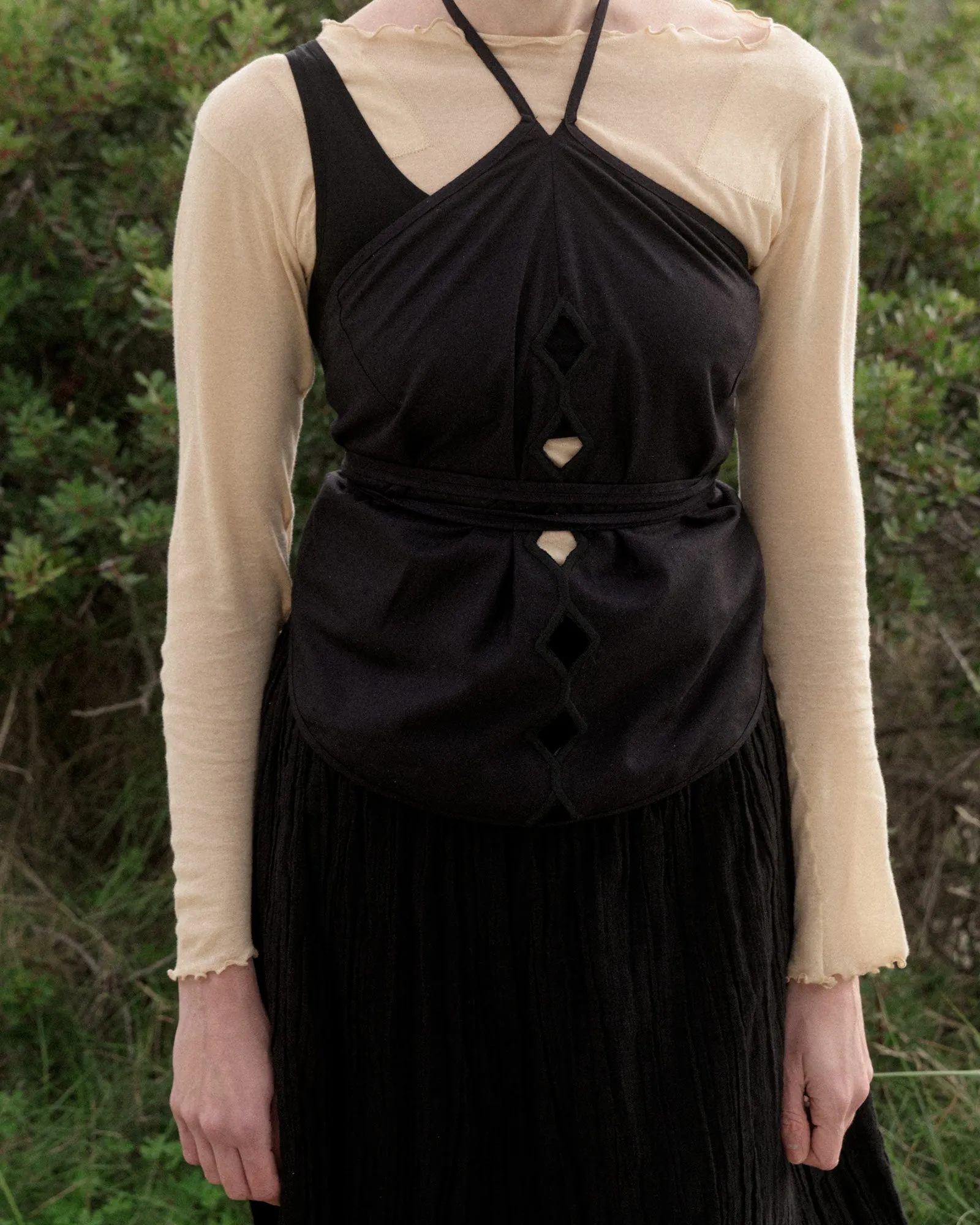 Cessa Ligo Top - Wild Silk - Black
