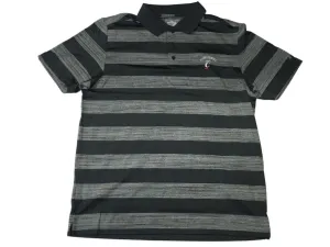Cincinnati Bearcats Under Armour Two-Toned Gray Striped SS Golf Polo T-Shirt (L)