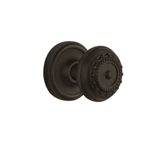 Classic Rosette with Meadows Knob in Oil-Rubbed Bronze