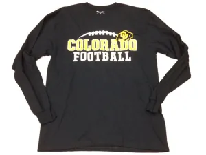 Colorado Buffaloes Football Champion "Meet. Defeat. Repeat." LS Crew T-Shirt (L)