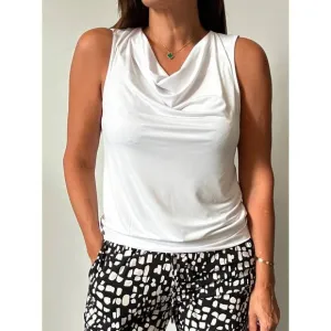 Cowl Neck 3/4 Sleeve Top