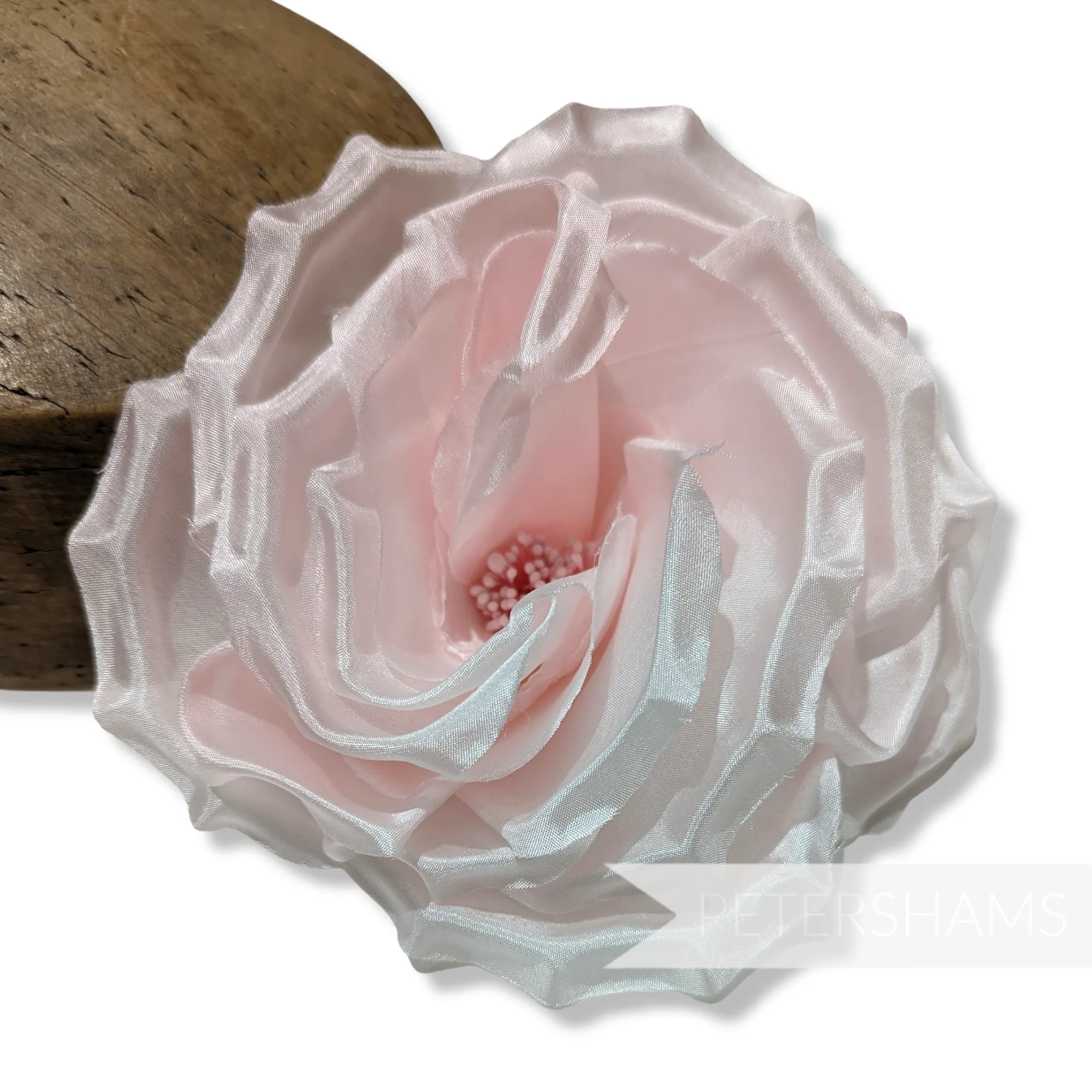 'Danielle' Large 15cm Silk Rose Millinery Flower Hat Mount
