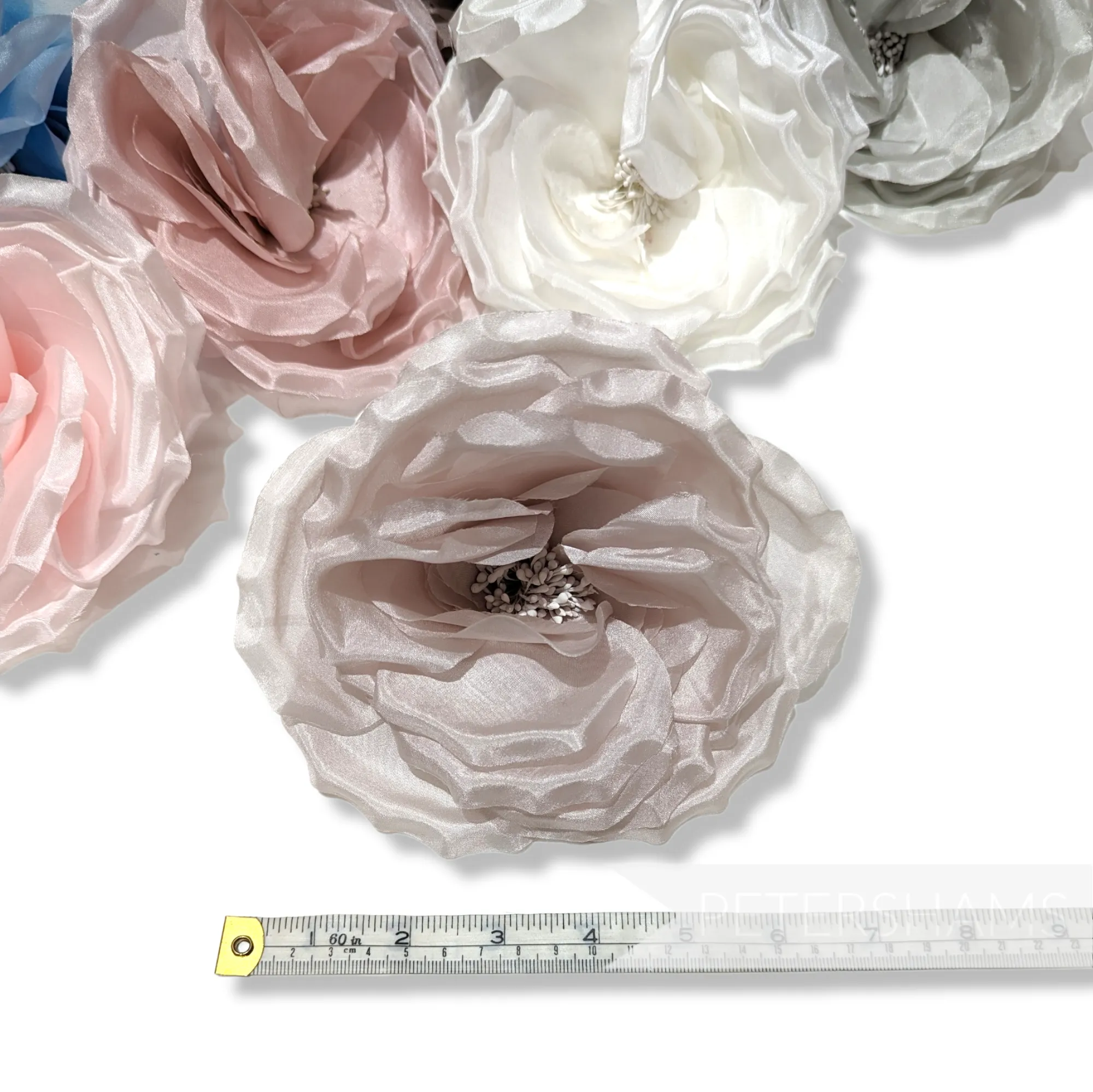 'Danielle' Large 15cm Silk Rose Millinery Flower Hat Mount