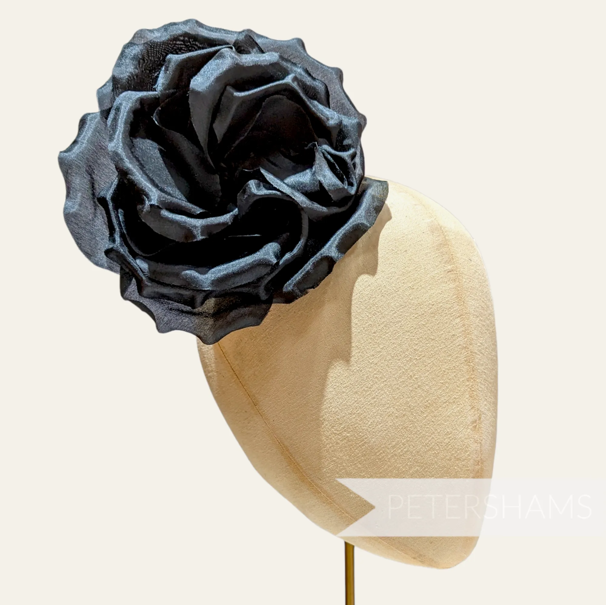 'Danielle' Large 15cm Silk Rose Millinery Flower Hat Mount