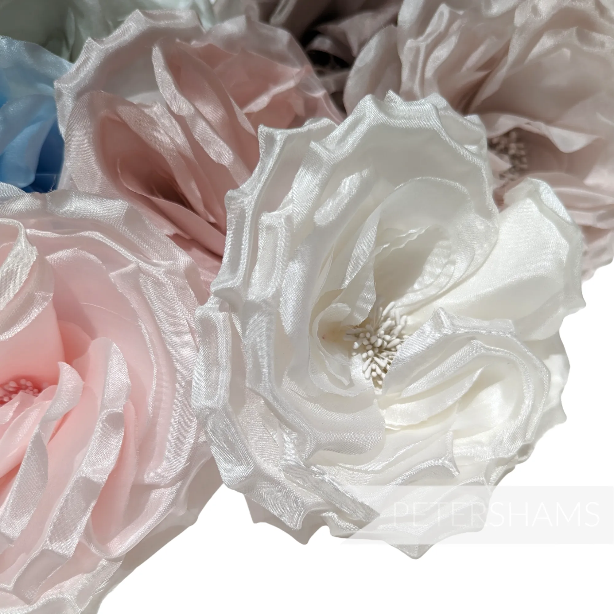 'Danielle' Large 15cm Silk Rose Millinery Flower Hat Mount