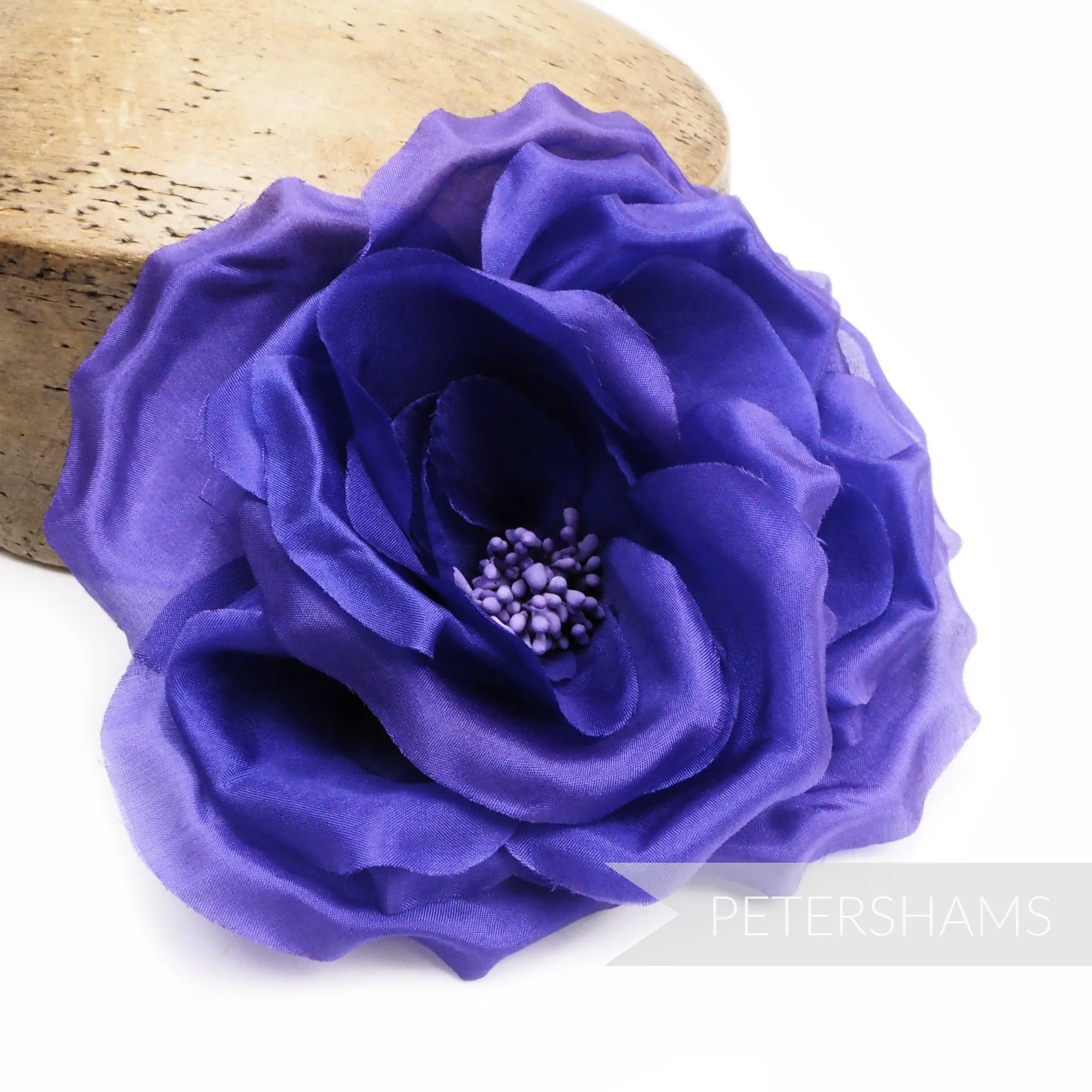 'Danielle' Large 15cm Silk Rose Millinery Flower Hat Mount