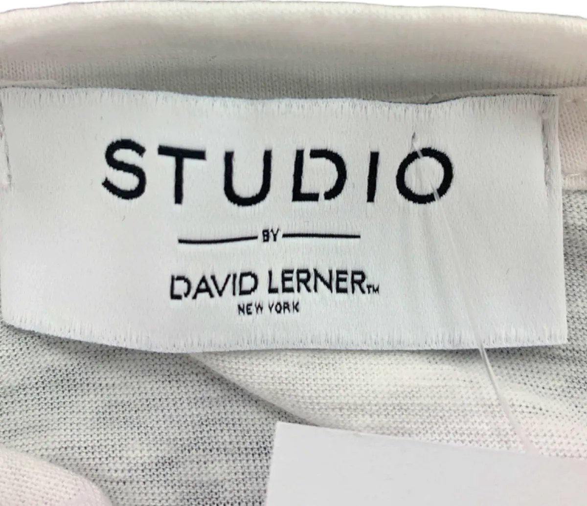 David Lerner White Jet Set Tank Top One Size