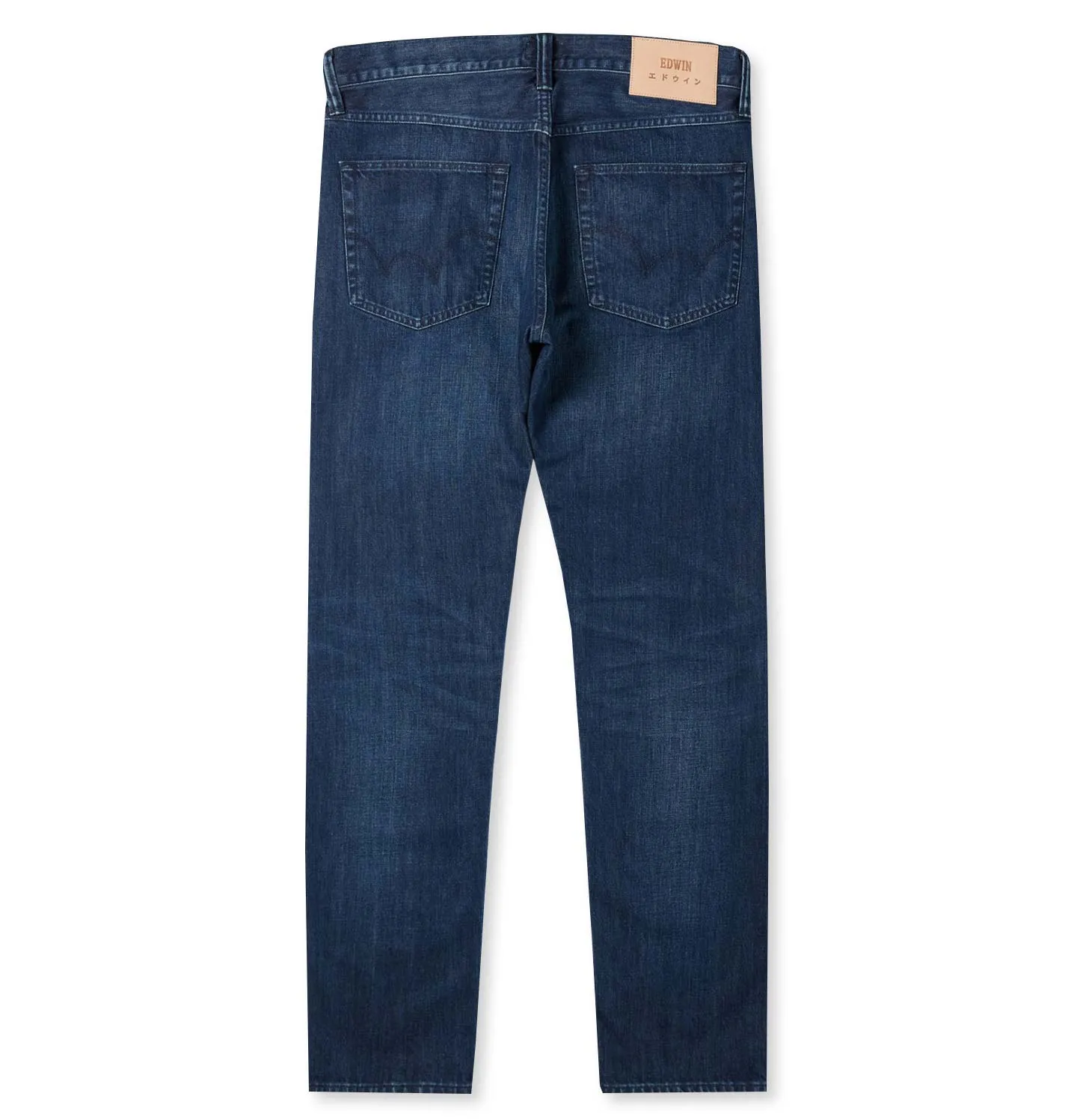 Edwin ED-55 Regular Tapered Jeans – Kingston Blue Denim – Mid Coal Wash