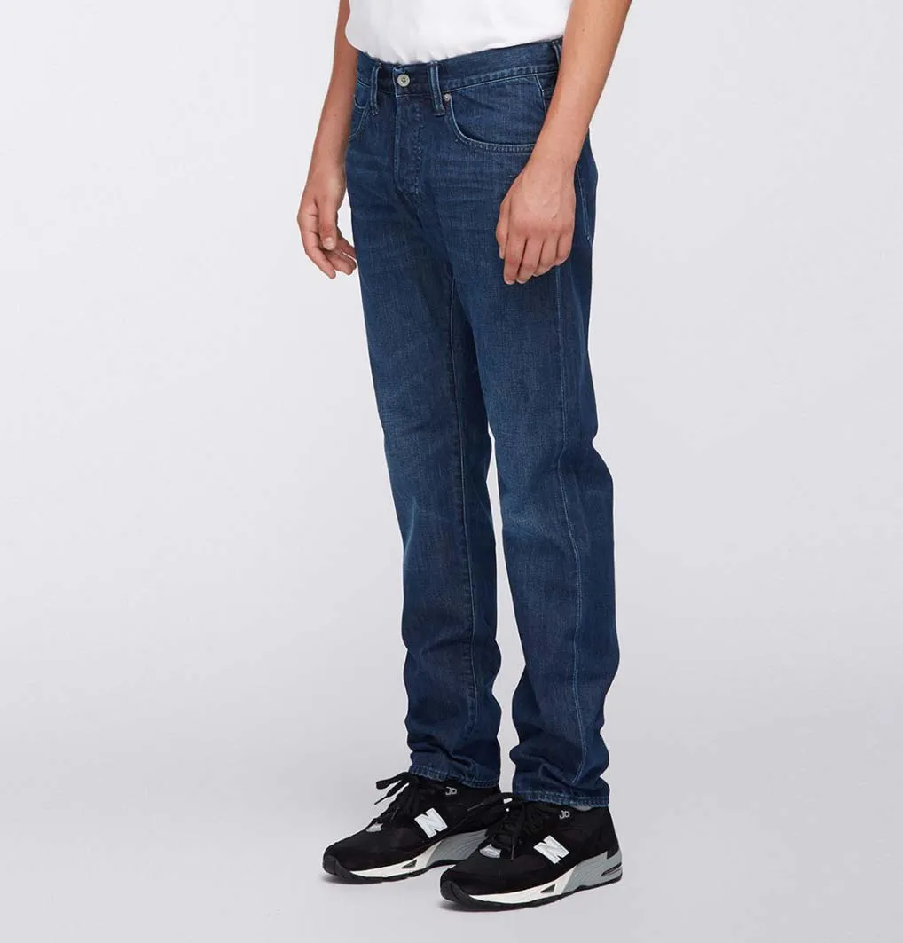 Edwin ED-55 Regular Tapered Jeans – Kingston Blue Denim – Mid Coal Wash