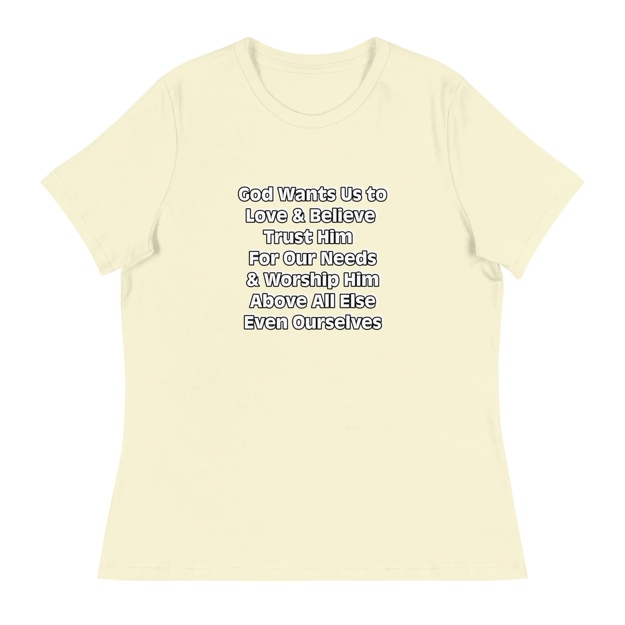 GG - Women's Relaxed T-Shirt - Creator of Universe