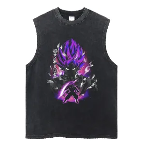 Goku Black Vintage Tank Top | Otakumise