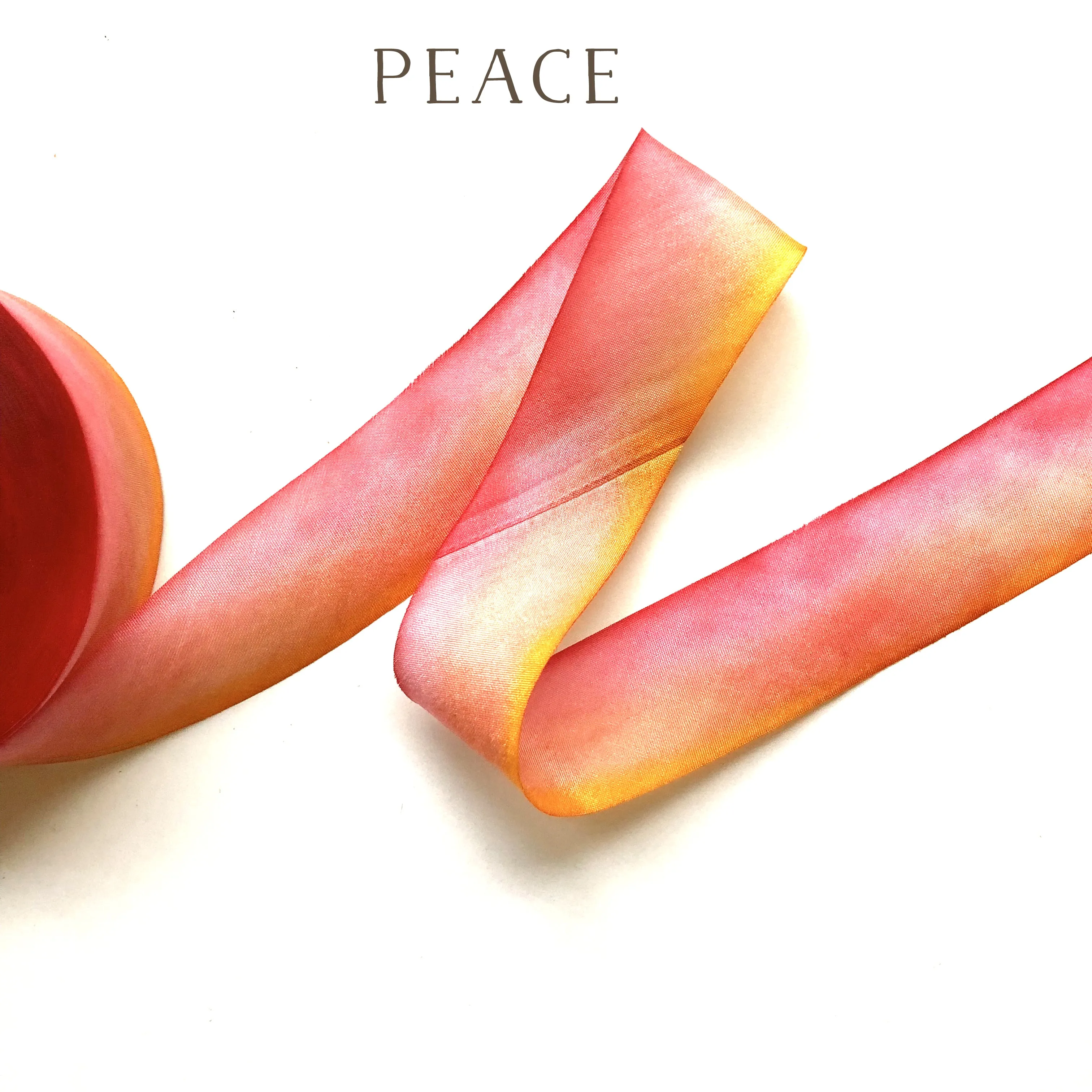 Hand Dyed Silk Ribbon