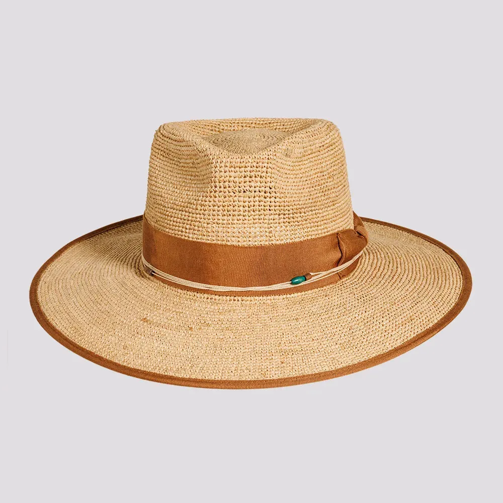 Inari | Womens Crocheted Raffia Straw Sun Hat