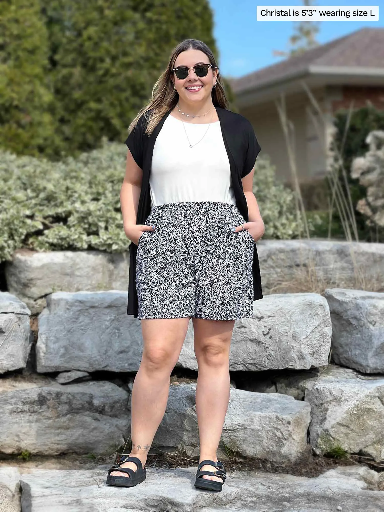 Kavya pull-on casual shorts - FINAL SALE