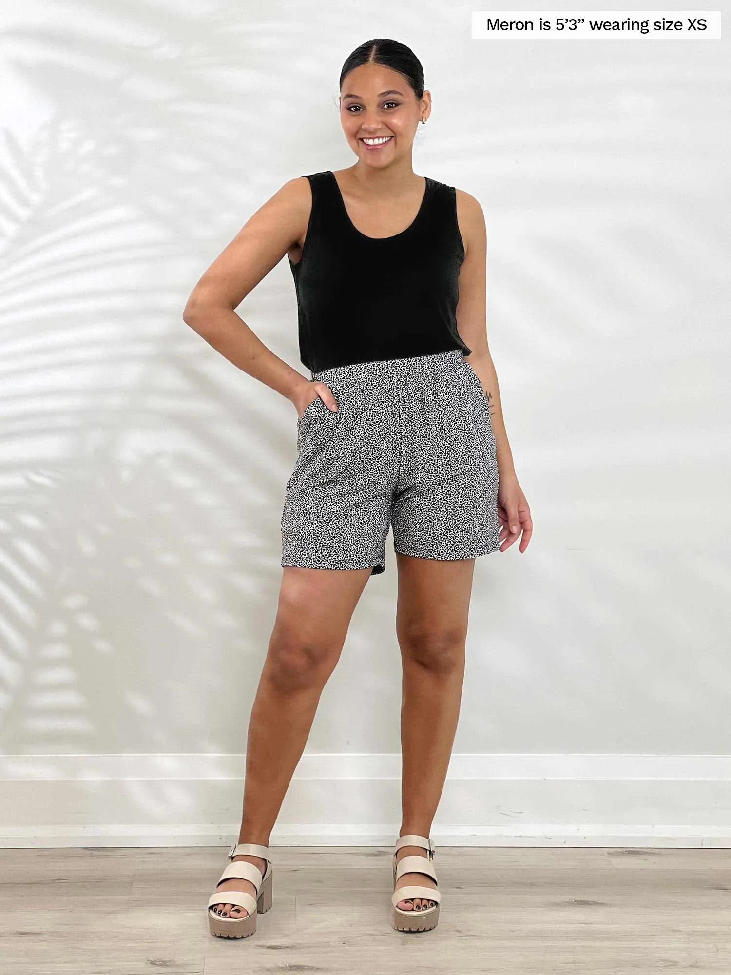 Kavya pull-on casual shorts - FINAL SALE