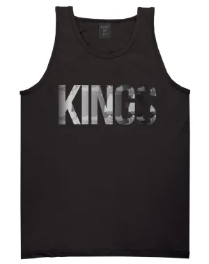 KINGS Gun Pattern Print Tank Top
