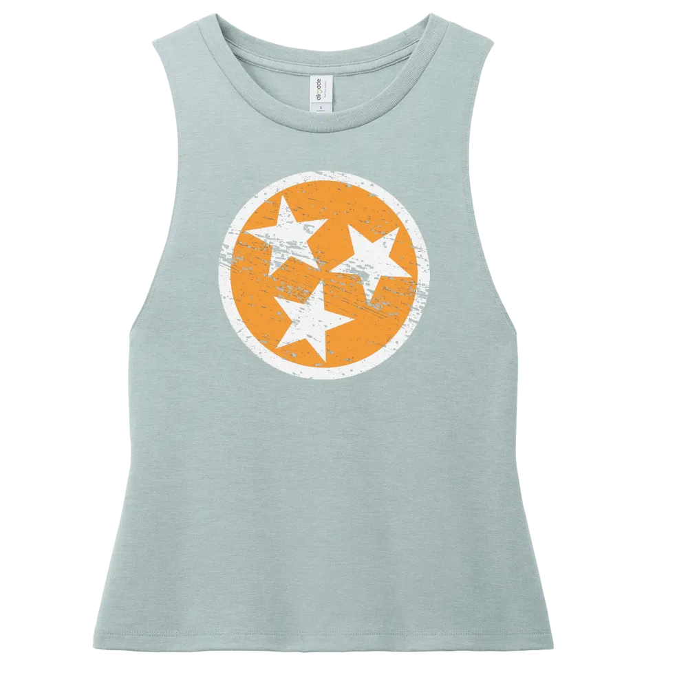 Ladies Orange Tri-Star Tank - SALE!