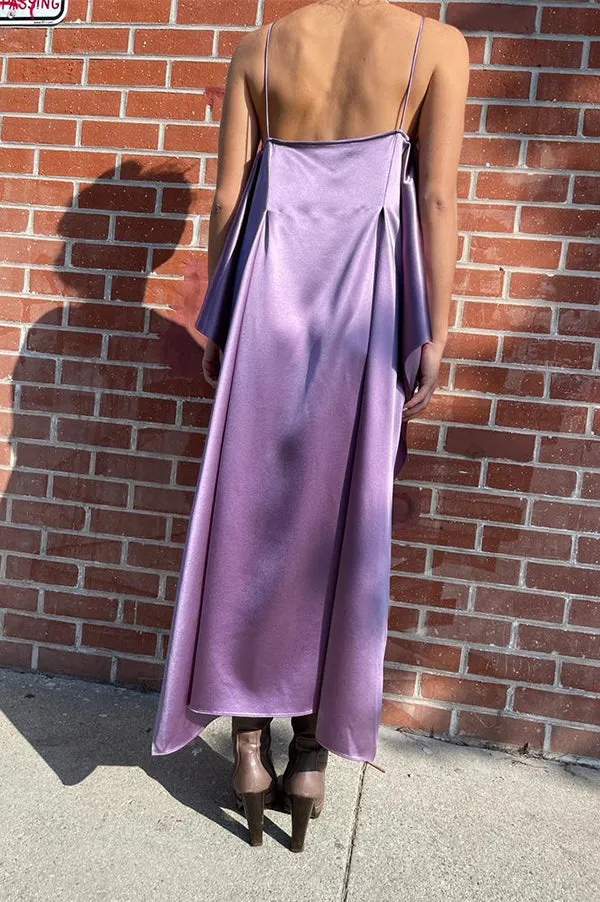 Lavender Tiered Architectural Tunic