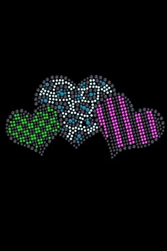 Leopard, Checks, & Stripes Multicolor Hearts Tank - Many Colors