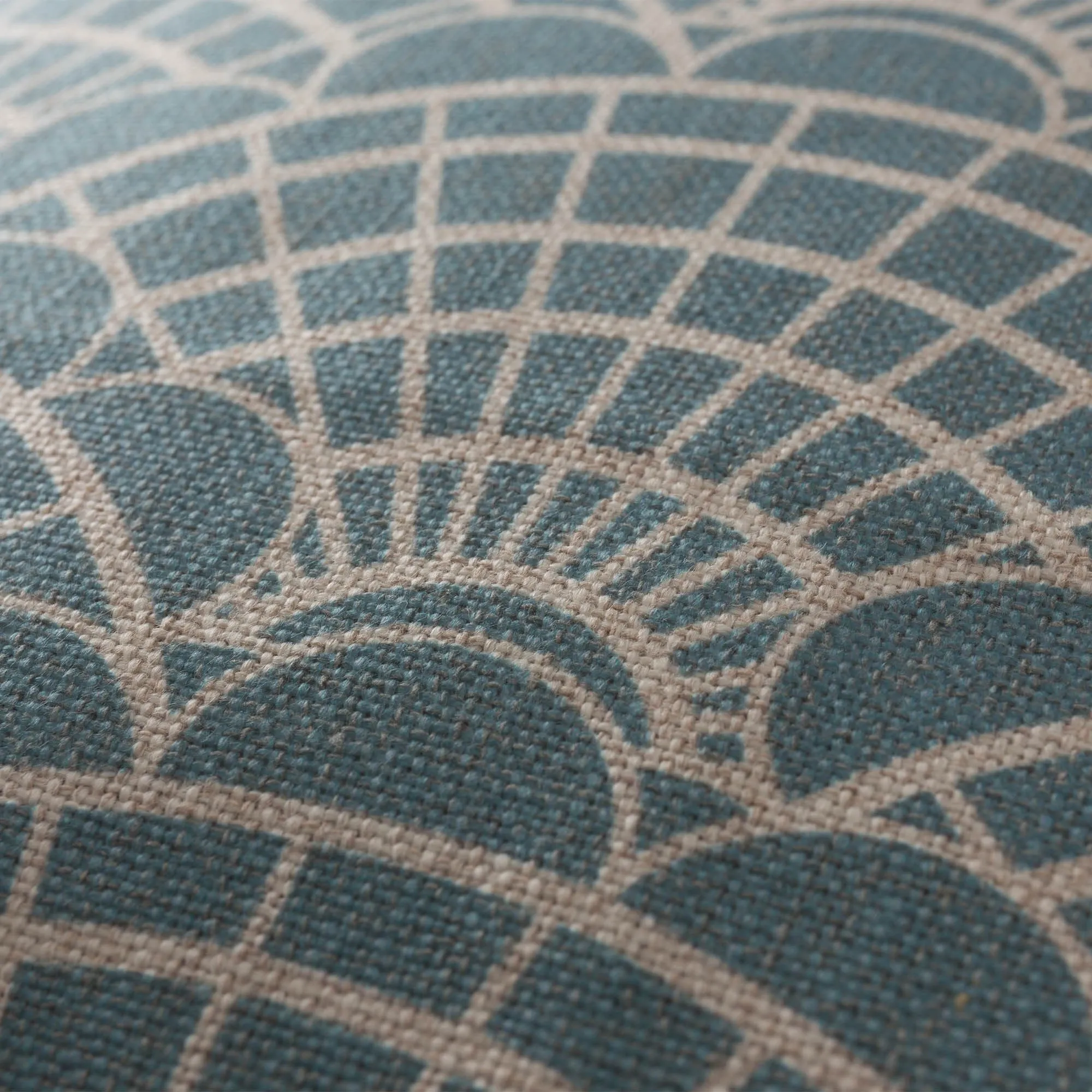Lune Cushion [Green grey/Natural]