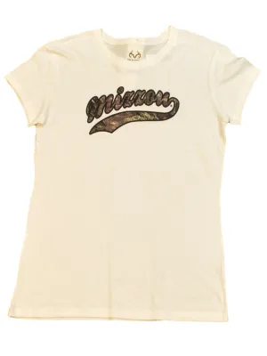 Missouri Tigers The Game Womens RealTree Camo Logo Outfitters White T-Shirt (L)