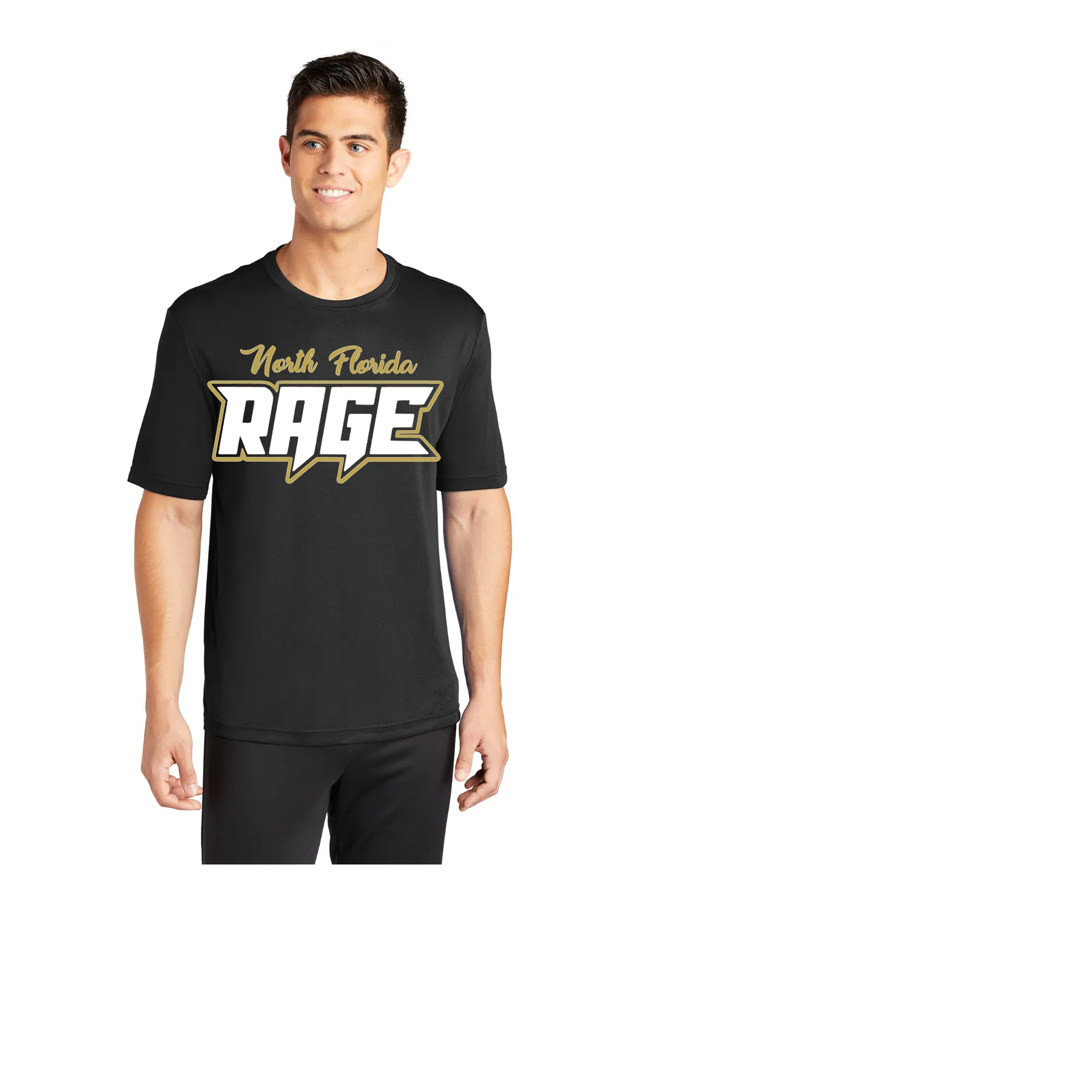 NORTH FLORIDA RAGE UNISEX HEAVY COTTON SHORT SLEEVE TEE