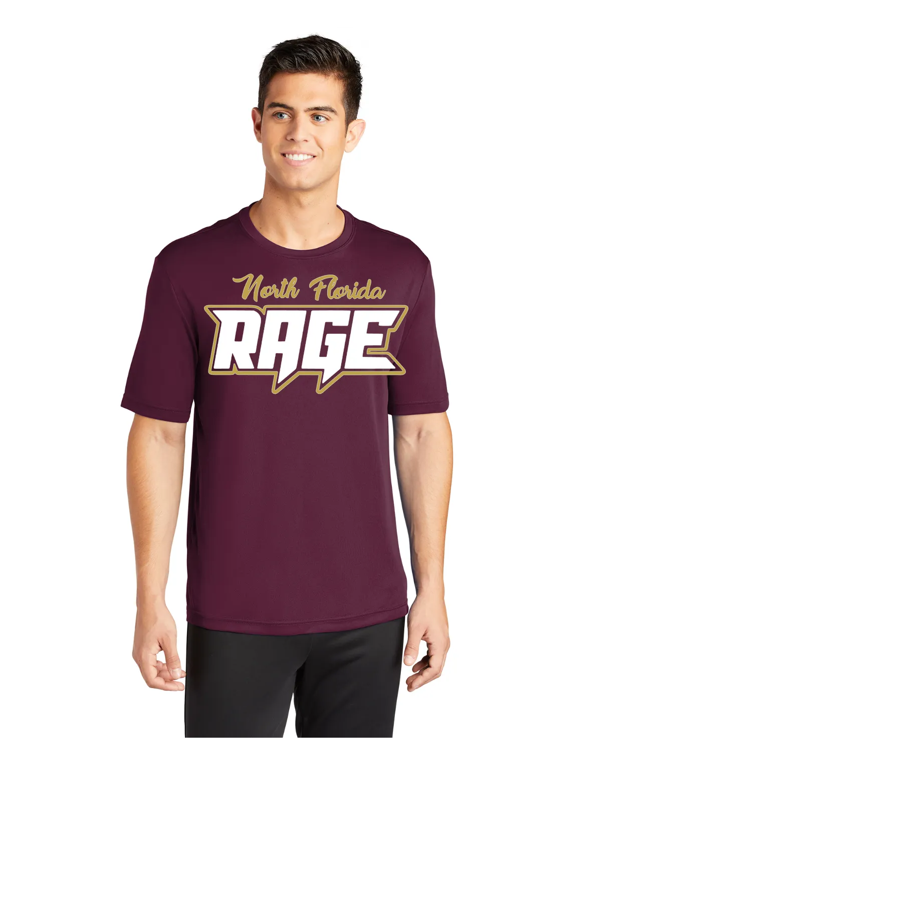 NORTH FLORIDA RAGE UNISEX HEAVY COTTON SHORT SLEEVE TEE
