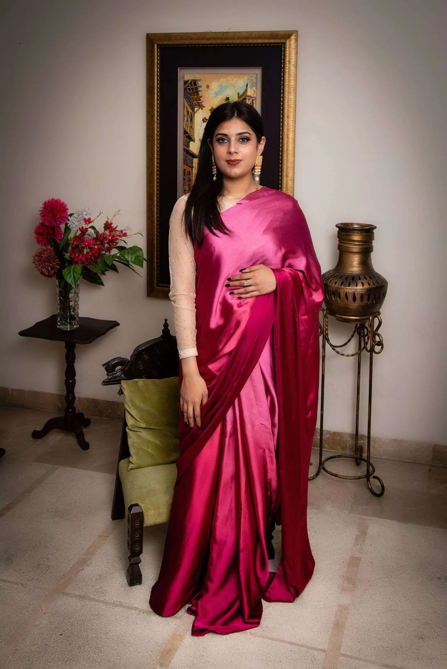 Ombré Silks: Tea Pink