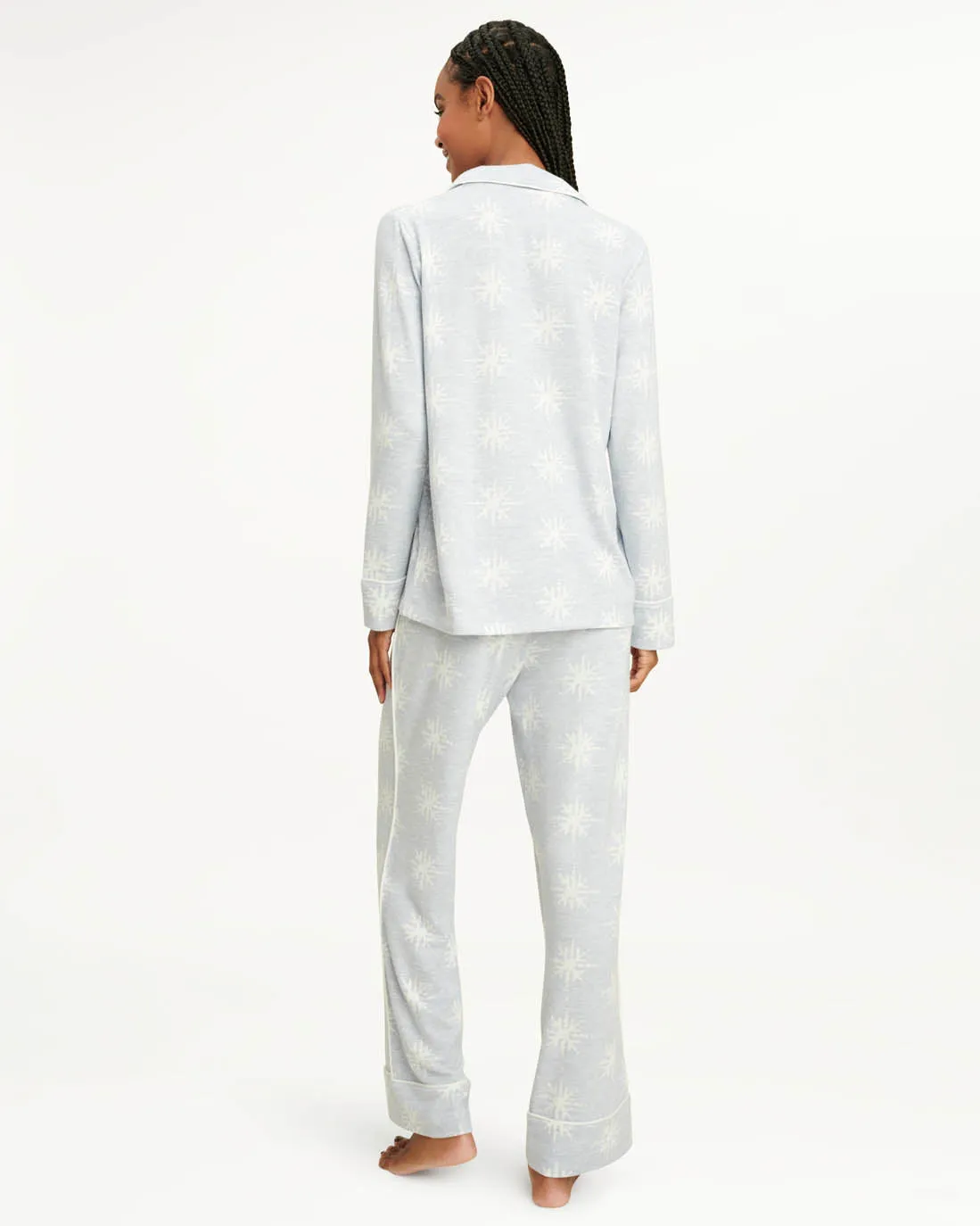 Pillow Soft Long Sleeve PJ Set in Frost