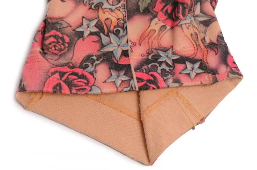 Pink Skulls & Roses Warm Winter Fleece 500 Den