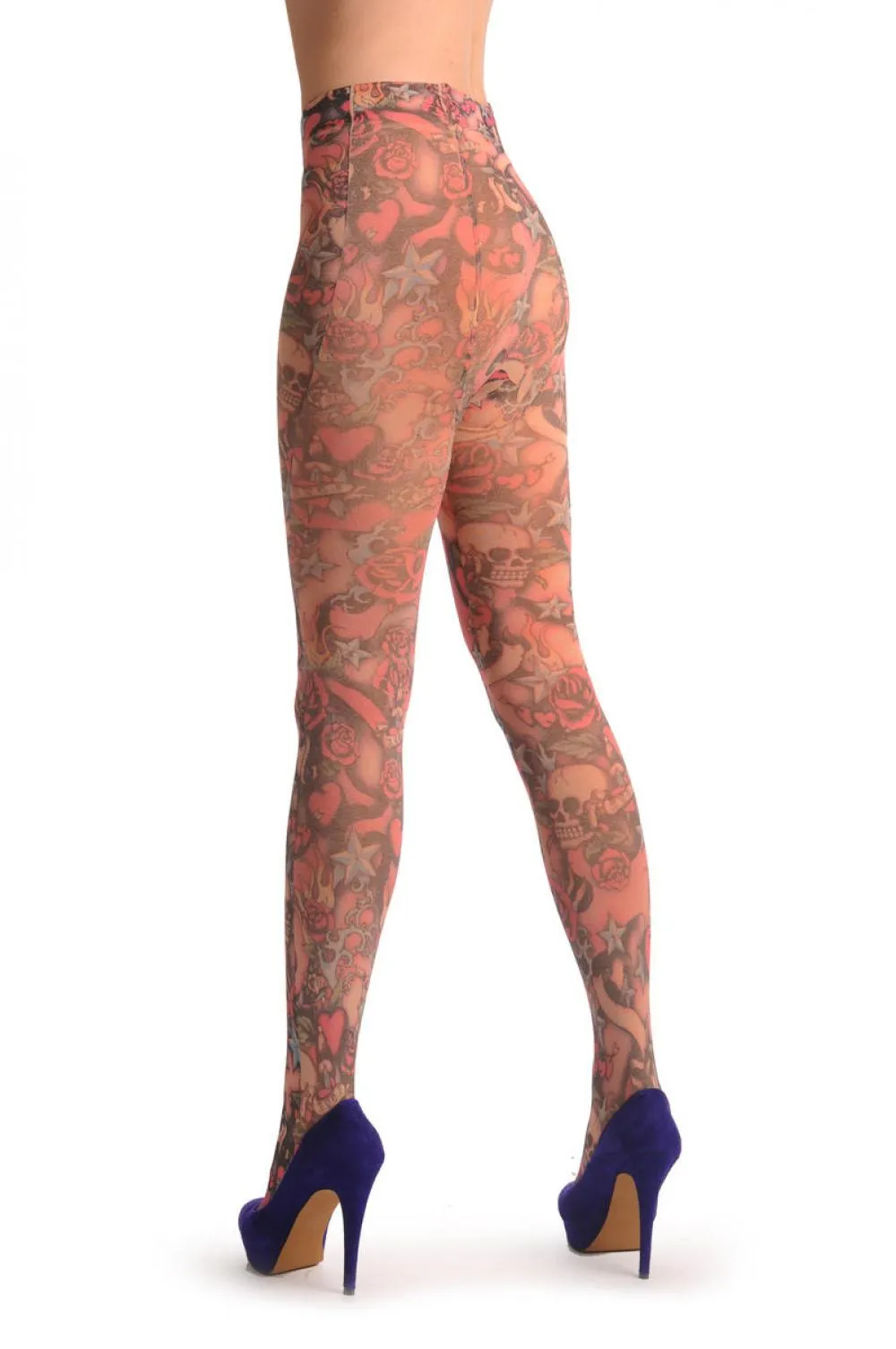 Pink Skulls & Roses Warm Winter Fleece 500 Den