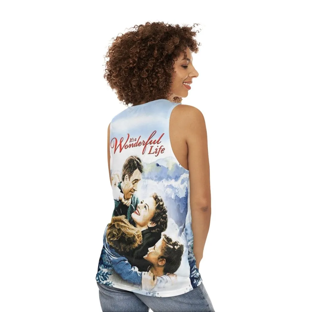 "Its a Wonderful Life Christmas Movie Unisex Tank Top"