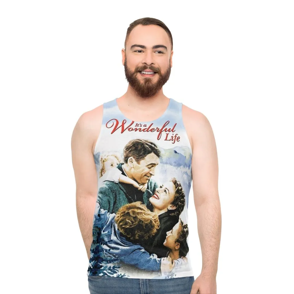 "Its a Wonderful Life Christmas Movie Unisex Tank Top"
