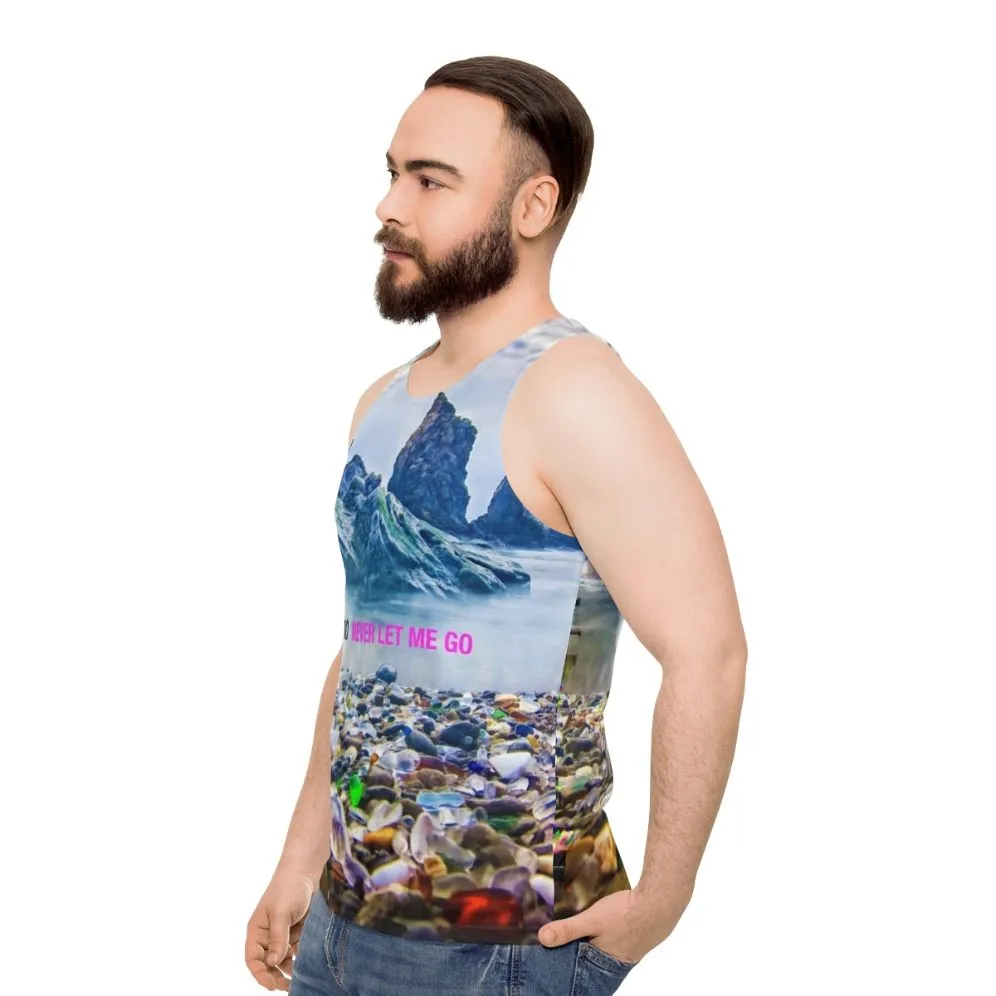 "Never Let Me Go" Unisex Music Inspired Tank Top