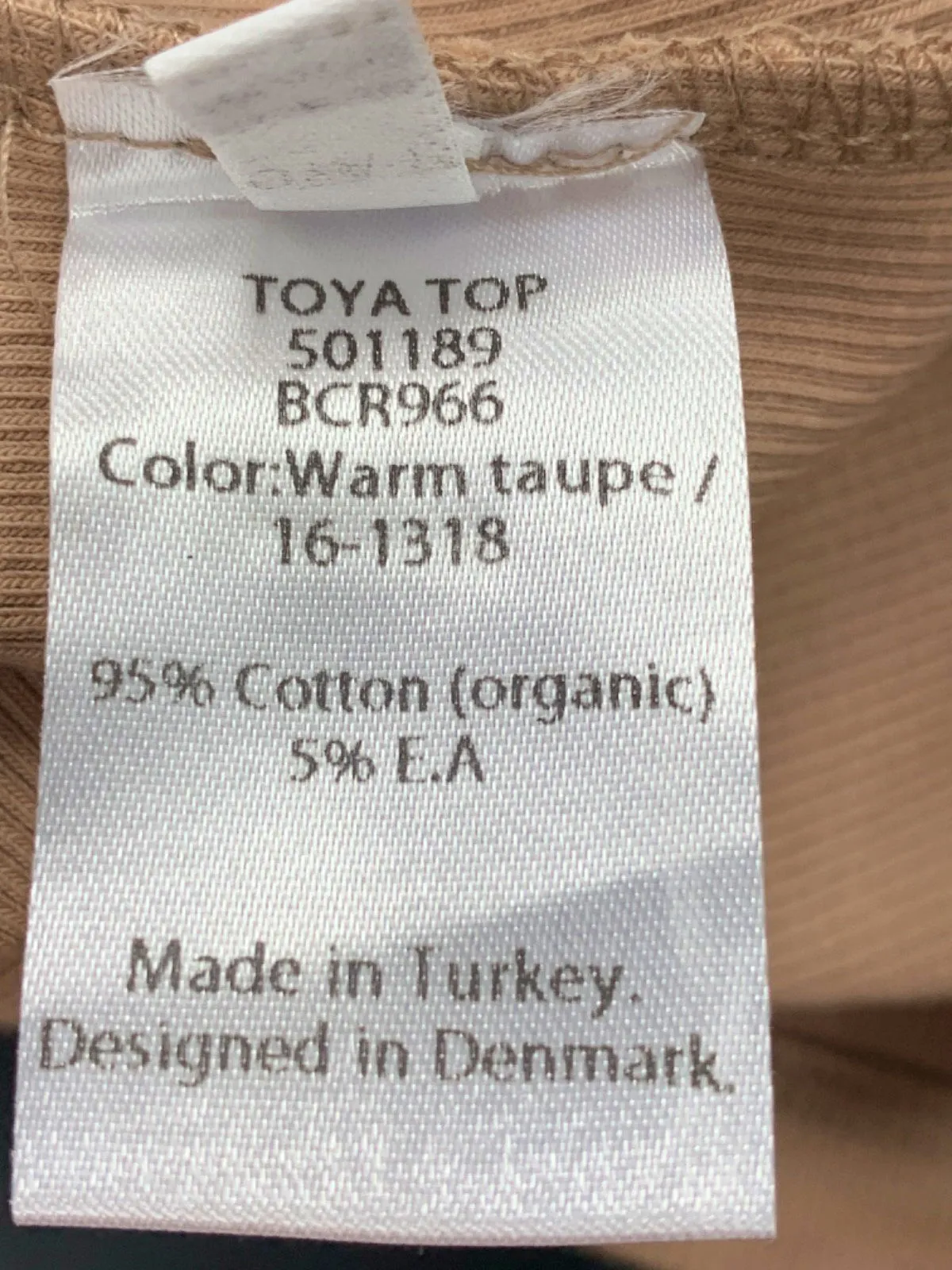 Remain Birger Christensen Warm Taupe Toya Top UK 6