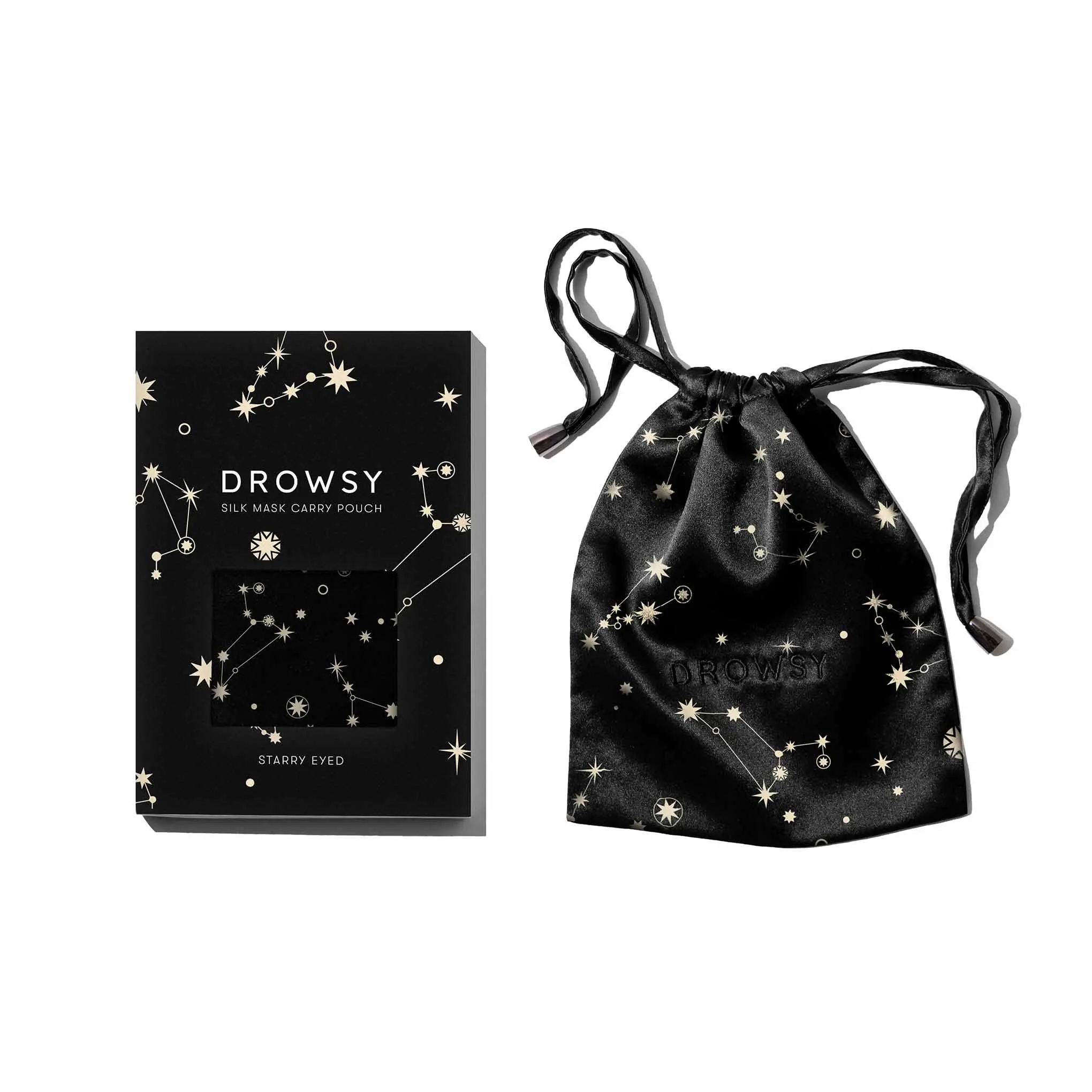 Starry Eyed Silk Carry Pouch