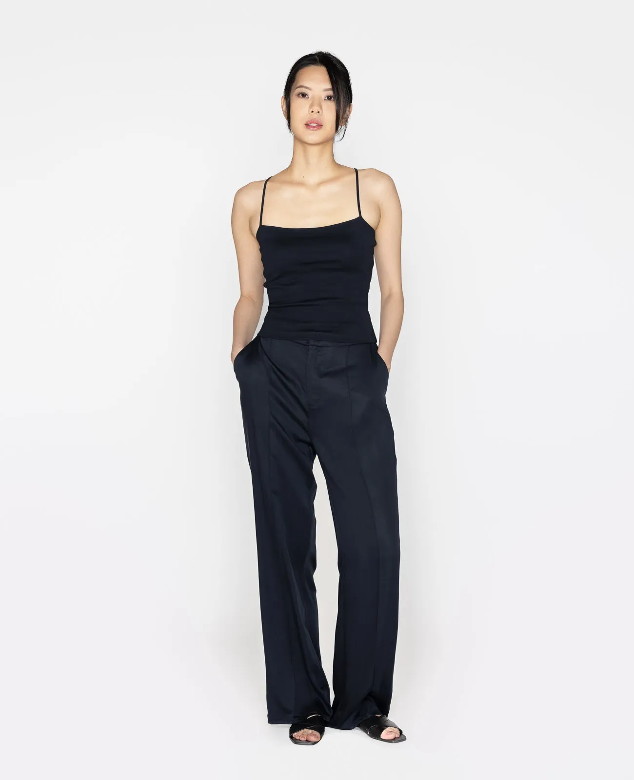 Supima Thin Strap Ribbed Cami