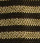 Tan and Brown Striped Knit Tie by Paul Malone