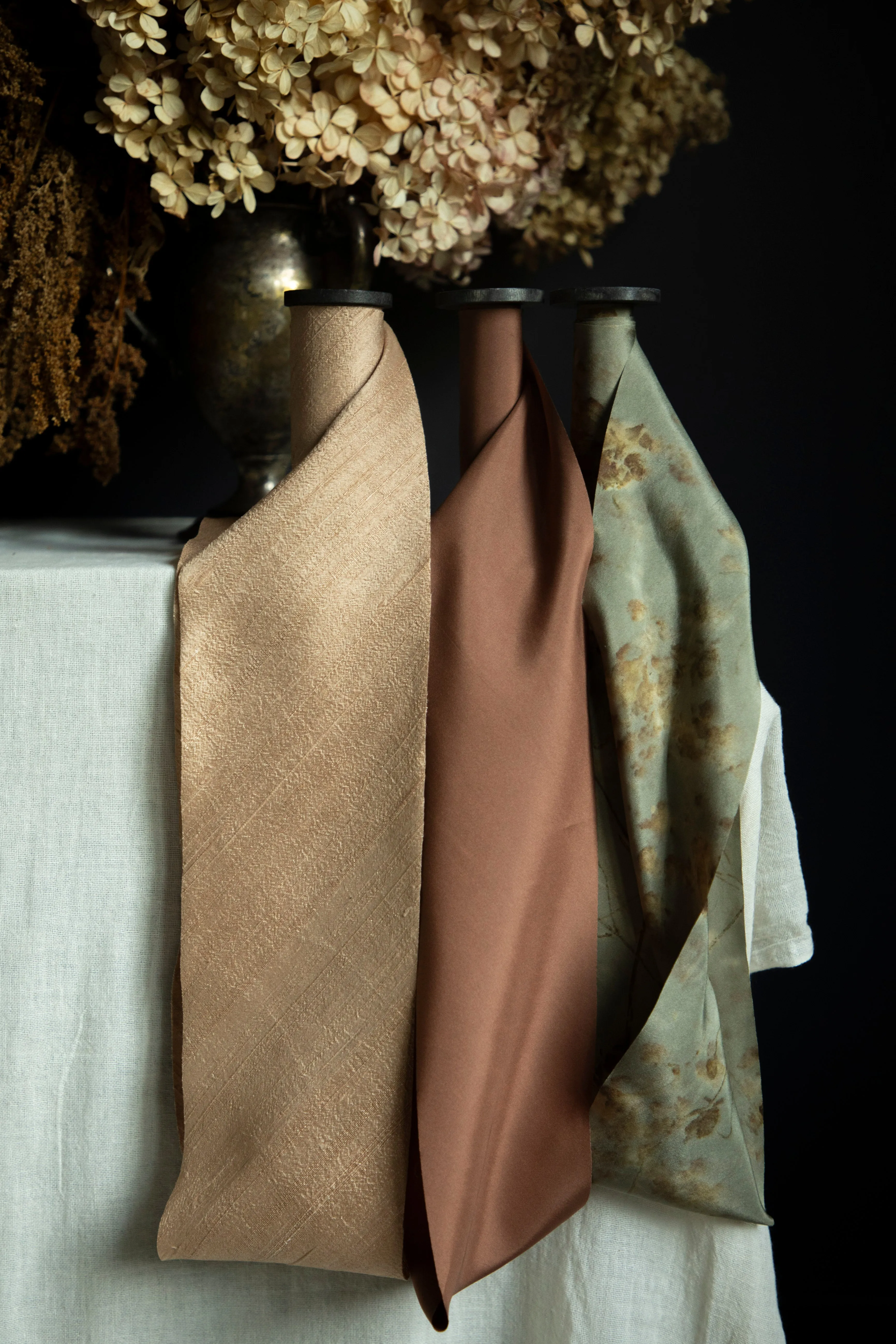 Terracotta Silk Ribbon