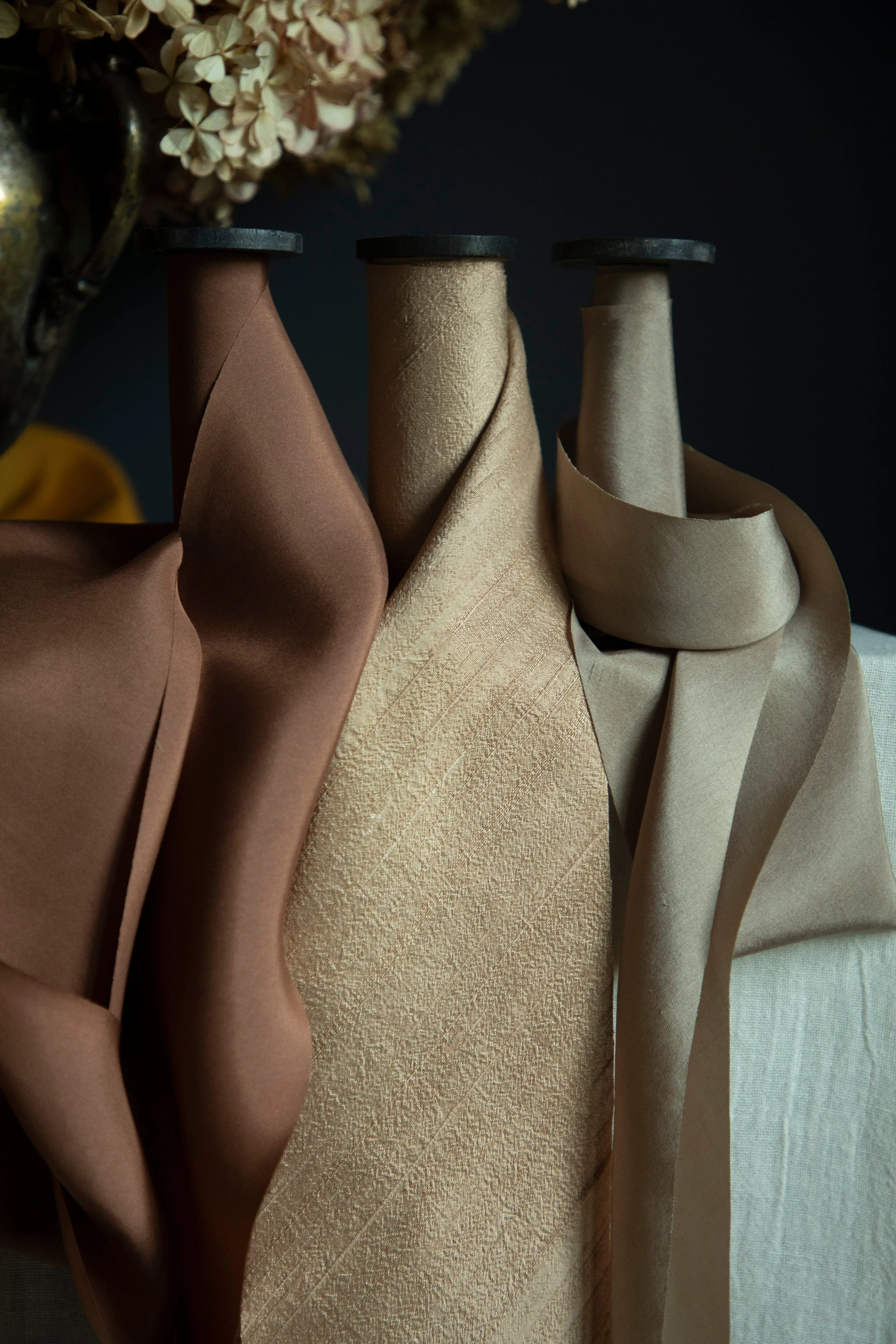 Terracotta Silk Ribbon