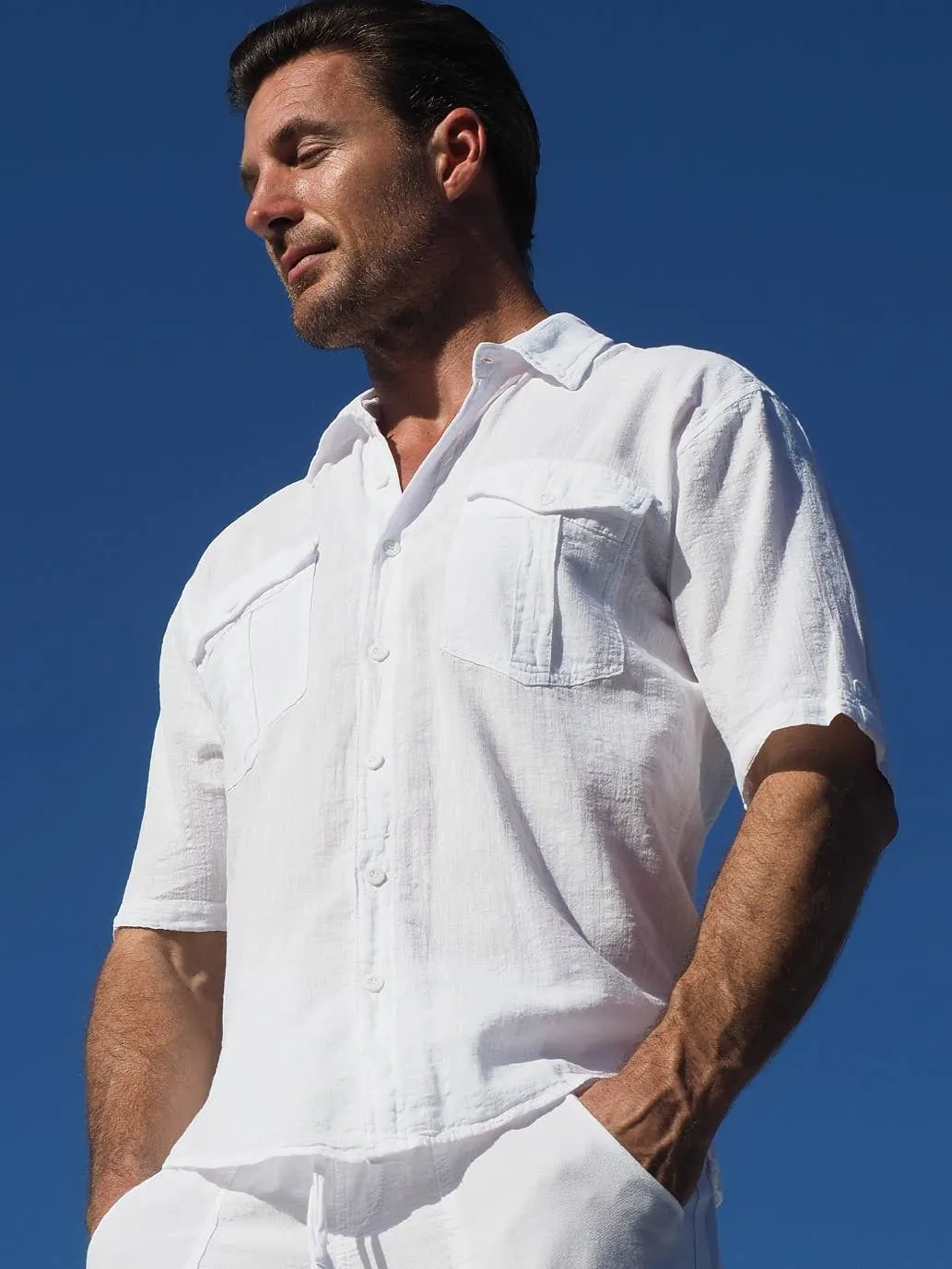 The Halo Men's Shirt - White