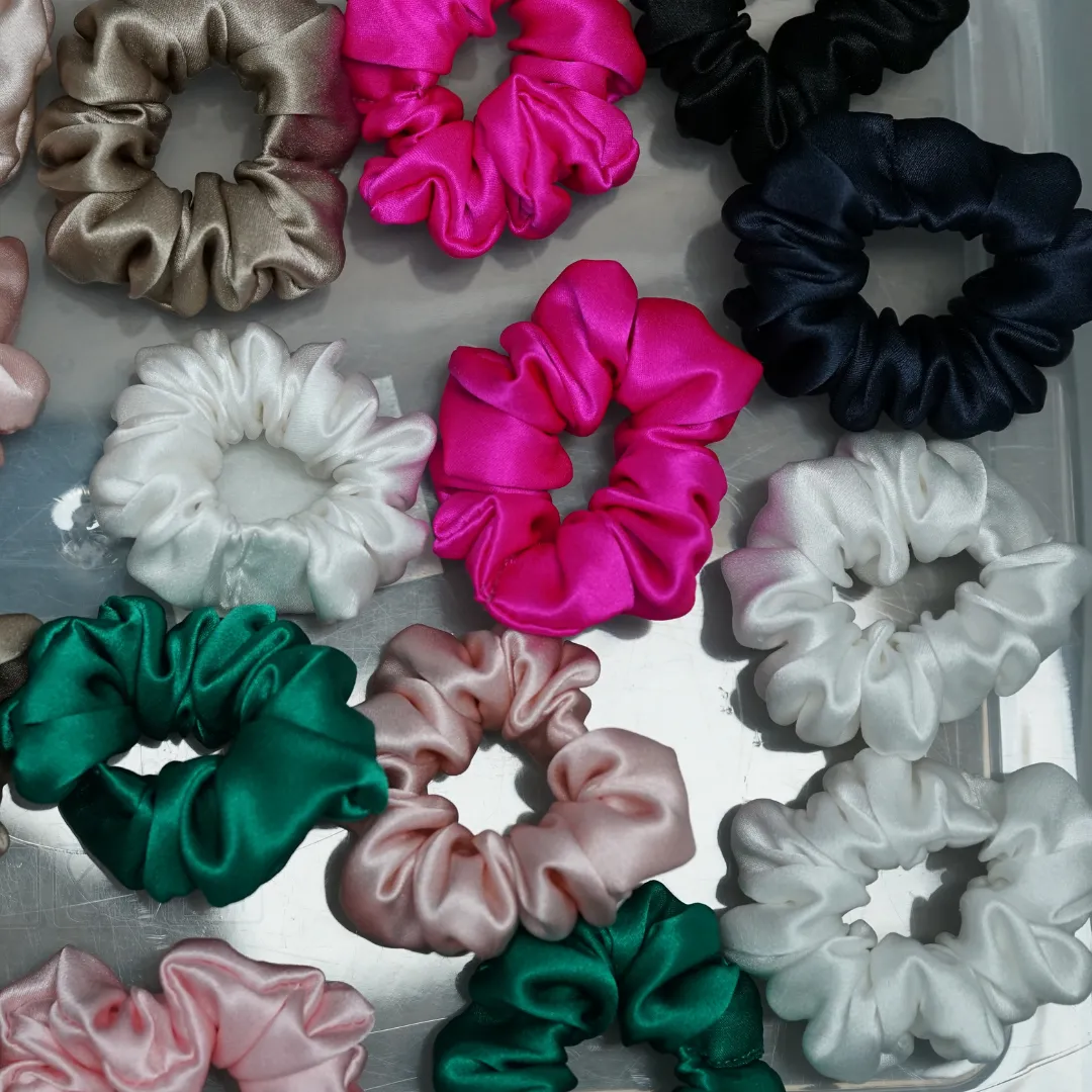 Tiny Silk Scrunchie Custom Wholesale - French Minnie Classic For Adult / Baby / toddlers