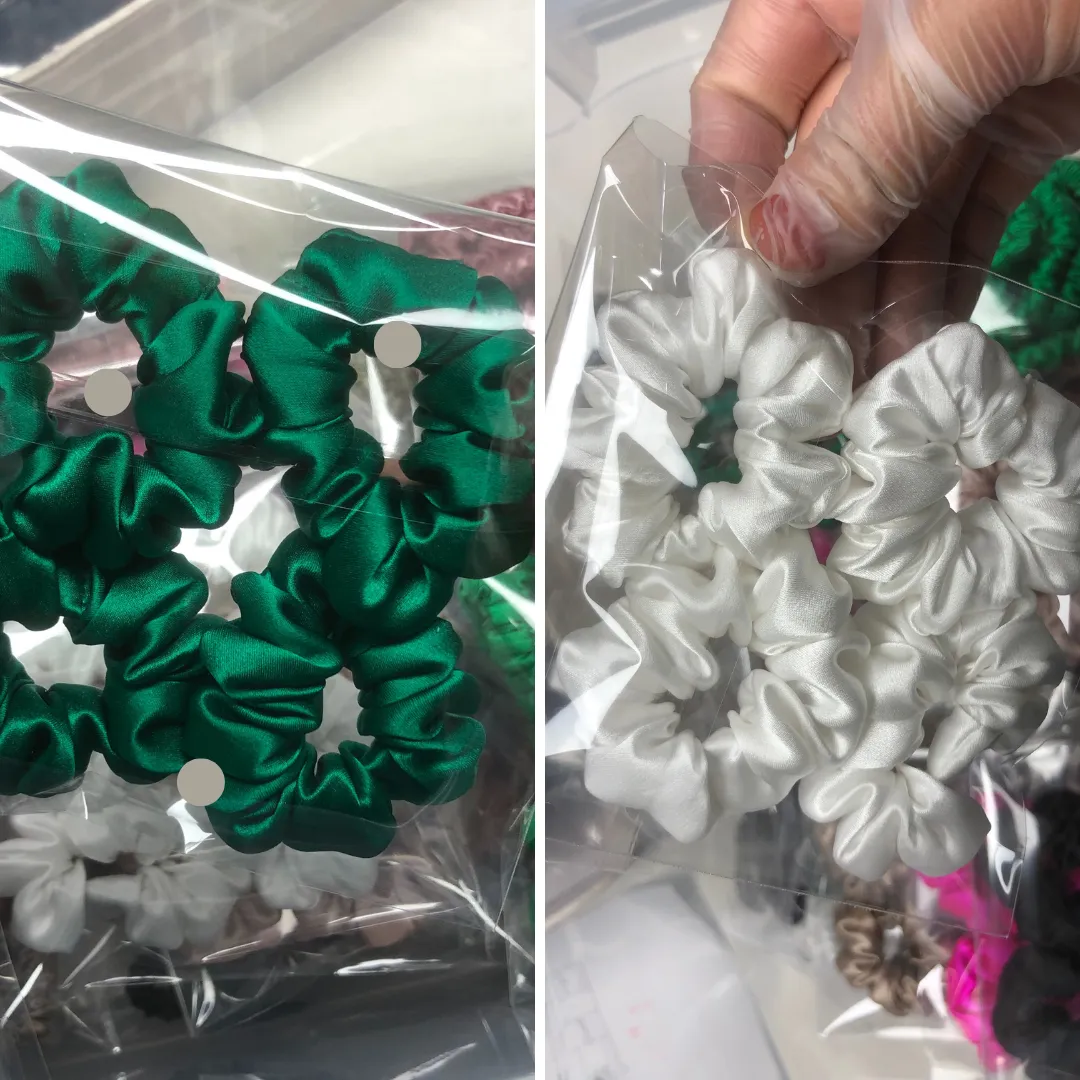 Tiny Silk Scrunchie Custom Wholesale - French Minnie Classic For Adult / Baby / toddlers